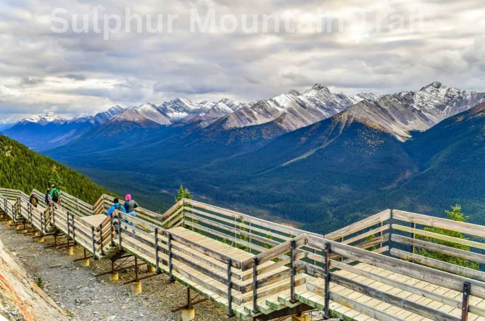 Trail to Sanson's Peak in Sulphur Mountain