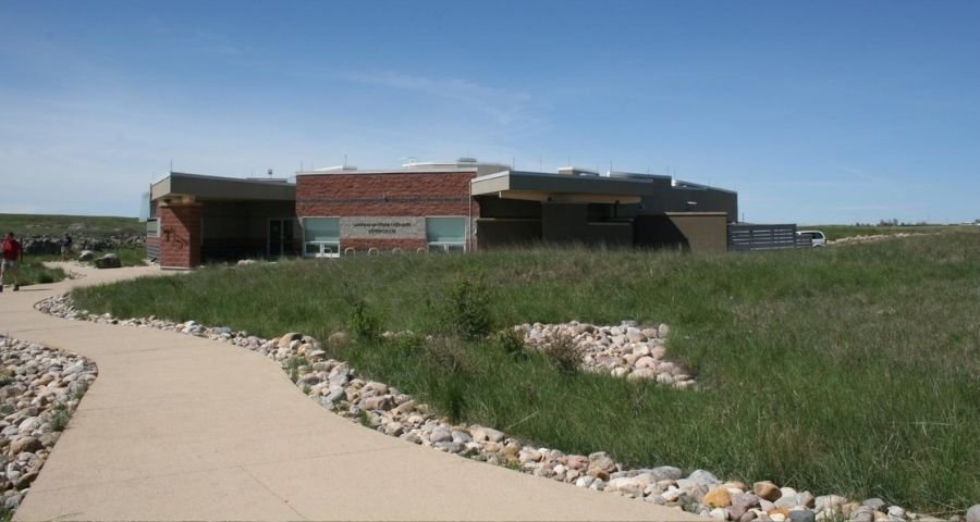 Writing-on-stone visitor centre