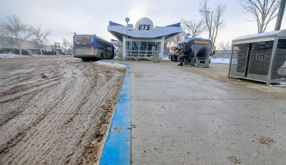 Edmonton Transit Service bus network.