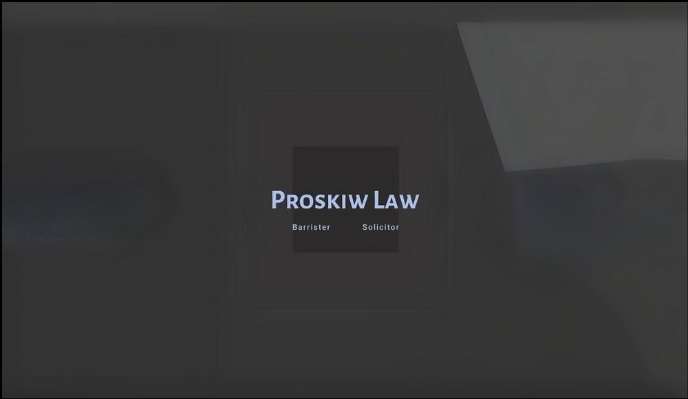 Proskiw Law logo featuring "Barrister" and "Solicitor" on a dark background, representing trusted Divorce Lawyers in Edmonton.