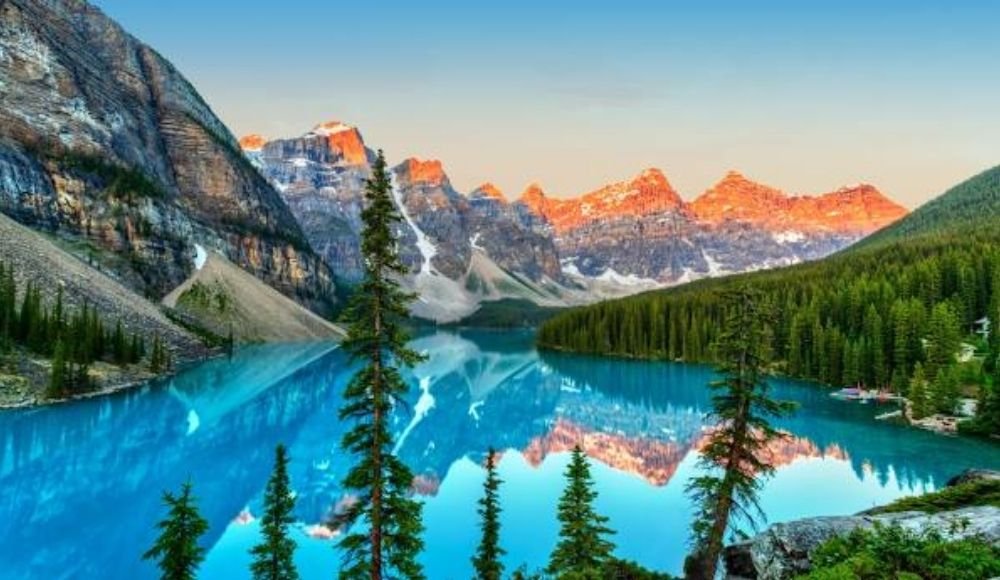 Moraine Lake in Alberta