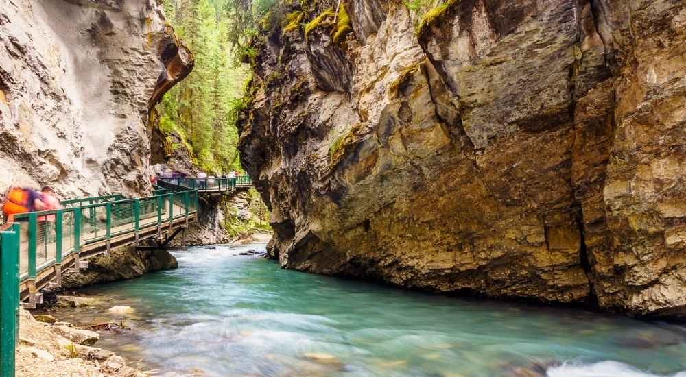 Johnston Canyon Trails.