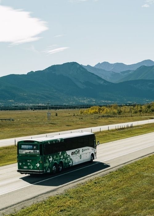 Calgary to Banff bus