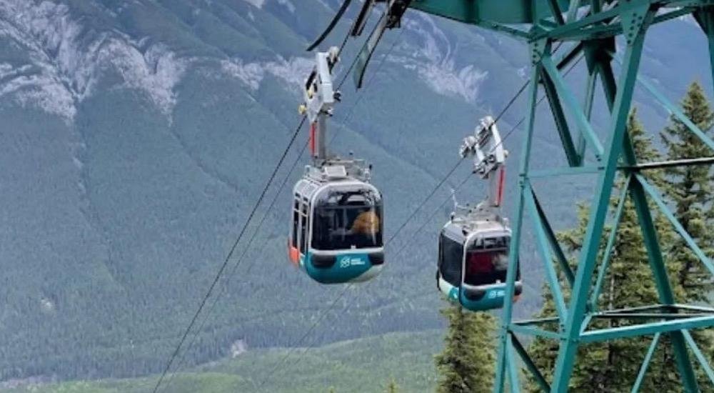 Banff Gondola—one of the best things to do in Banff.