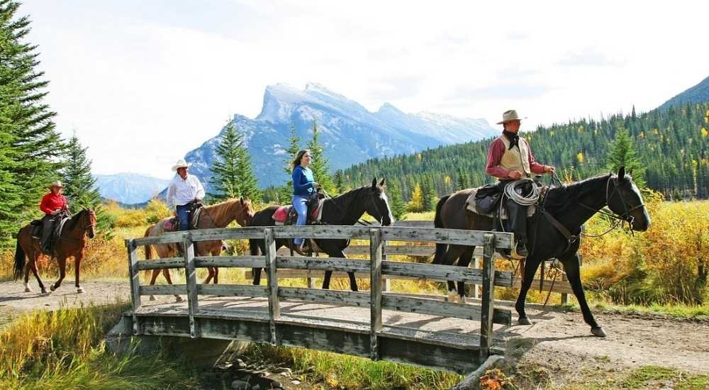 Banff horseback riding adventure