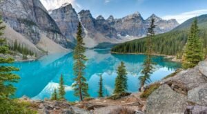 Lake Louise as one of the best places to visit in Alberta, one of the best things to do in Banff.