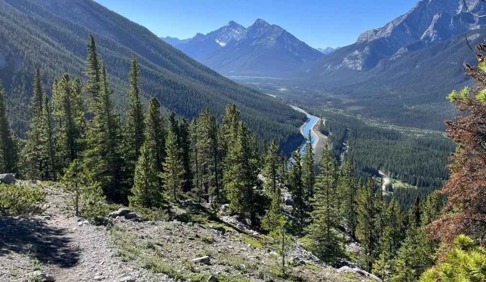 East End of Rundle in Canmore.