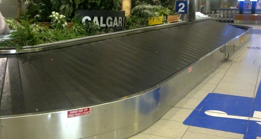 Calgary Airport baggage area