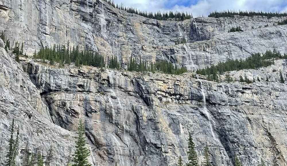 The weeping wall, Banff National park