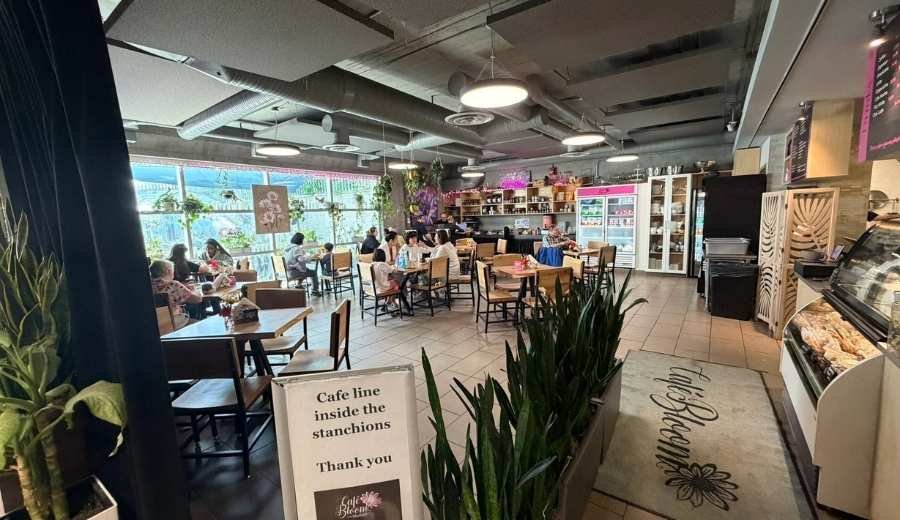 The Cafe Bloom in the Muttart Conservatory,