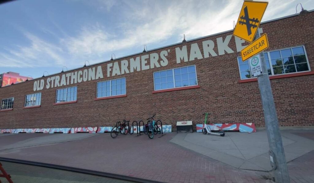 Old Strathcona Farmers Market building in Edmonton