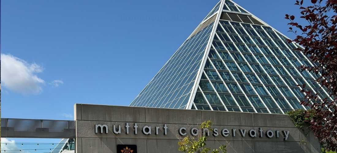 The Muttart Conservatory in edmonton, Alberta