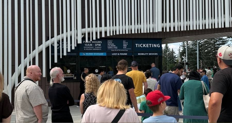 Tickets Kiosk at Fort Edmonton Park