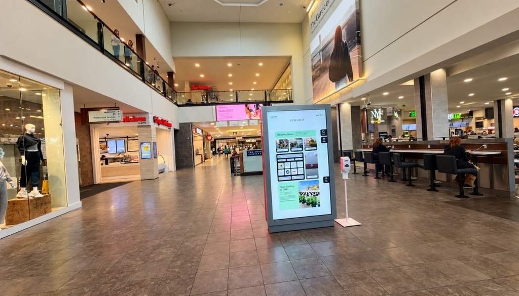 Interior of the Kingsway mall Edmonton