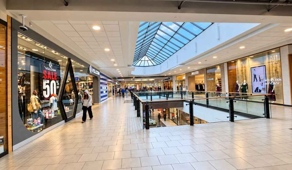 Upper section of Kingsway mall in North Edmonton