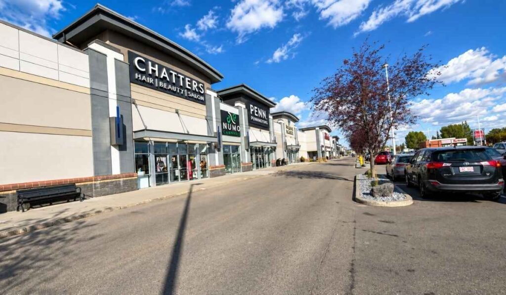 Skyview Power Centre: An outdoor mall in North Edmonton